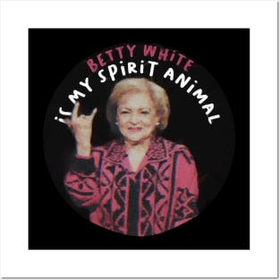 Betty White Posters and Art